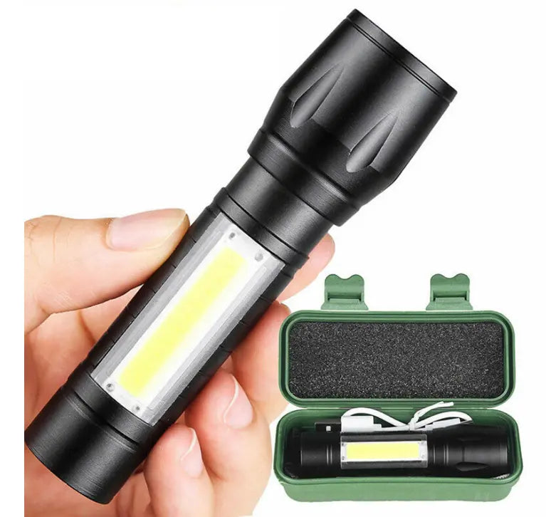 Mini Linterna Táctica Recargable USB 🔦
