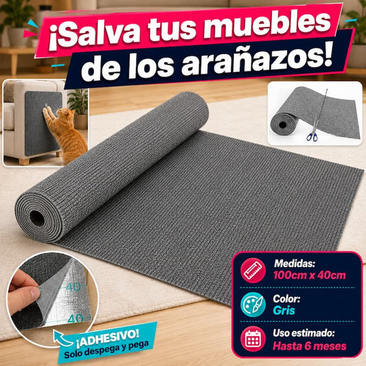 Tapete Rascador Adhesivo: Instálalo una vez y protege por meses 🤩