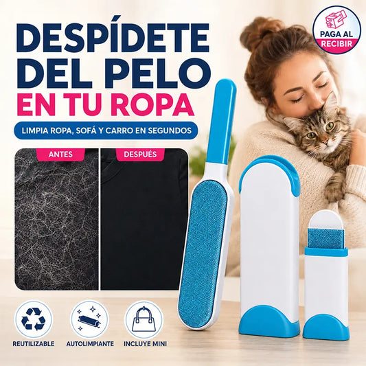 Kit de Cepillos Quitapelos: disfruta a tu mascota sin andar lleno de pelos
