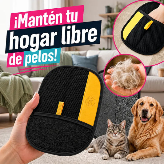 Guante Quita Pelos Electroestático: Adiós al pelo en tu ropa, sofá o coche en segundos 🤩